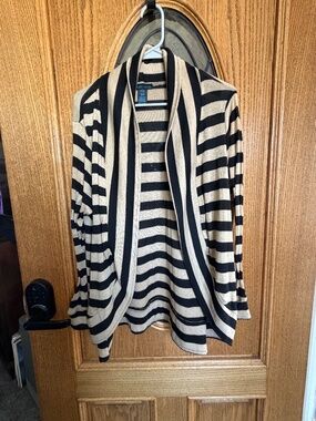 Mascara Striped Cardigan Size 1X